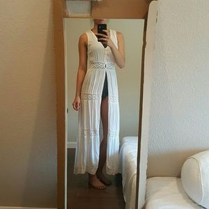 Long bathing suit cover up